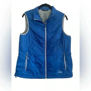 L.L. Bean Vest PrimaLoft Pack-away Puffer Jacket Full Zip Hiking Outdoor, M